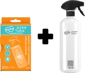 EzeeTabs Keukenreiniger Starterset - Inclusief herbruikbare PET fles - 2-Pack - Cleaning Tabs - 2x 750ml