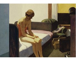 Kunstdruk Edward Hopper Hotel Room 40x30cm