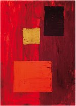 Jodi Phillips - Schlichtes Rot Impression d'art 60x80cm