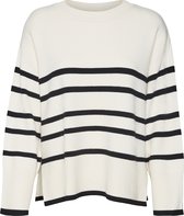 VERO MODA VMSABA LS O-NECK STRIPE PULLOVER GA NOOS Dames Trui - Maat M