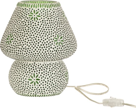 J-Line lamp Bram - glas - groen - small