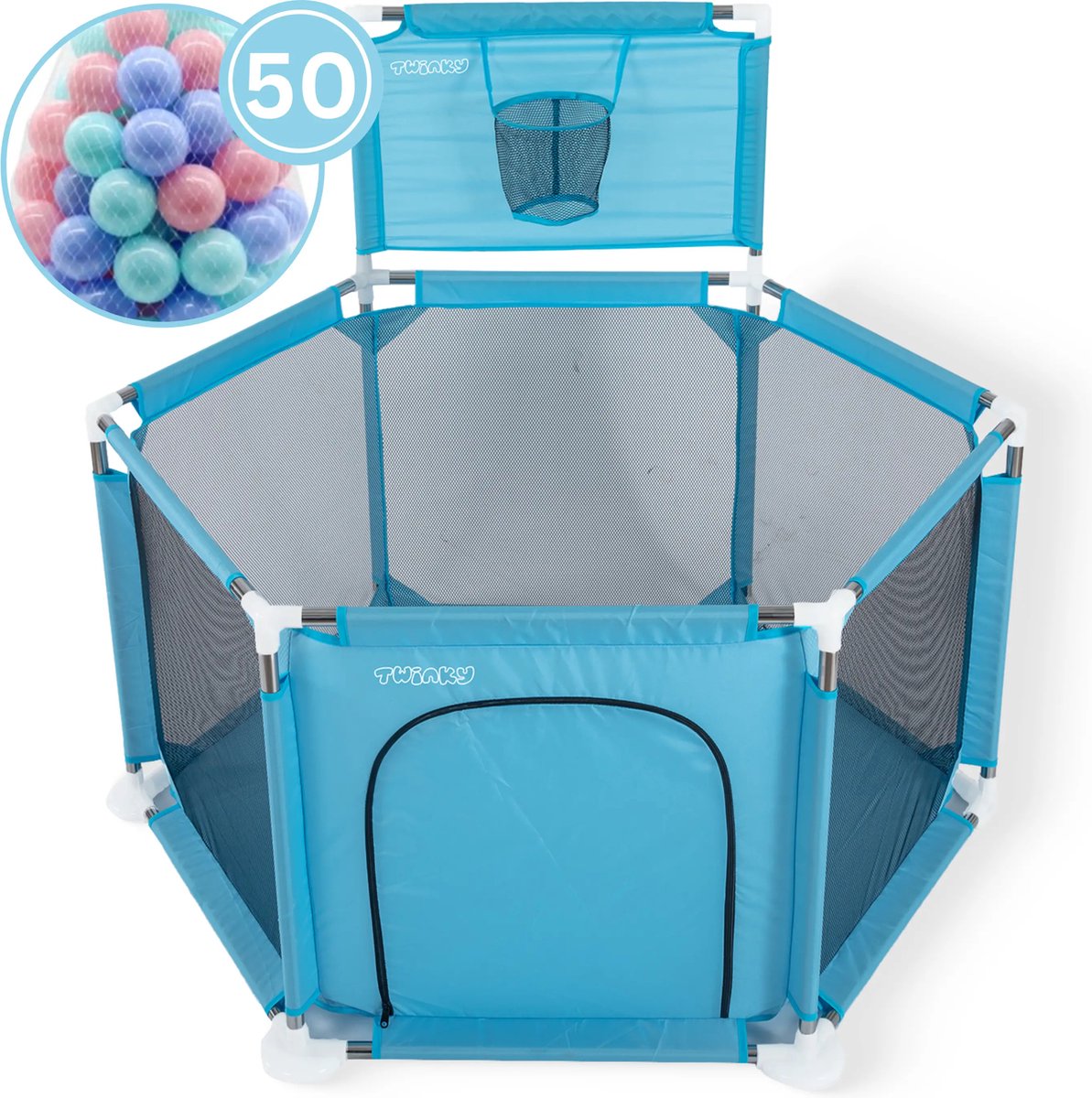 Twinky® Ground Playpen - Parc pour bébé pliable et parc avec 50x