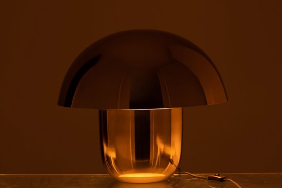 J-Line lamp Paddenstoel - ijzer - goud - large