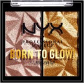 Surligneur glacé NYX Born To Glow - Rock Candy & Golden Cuffs