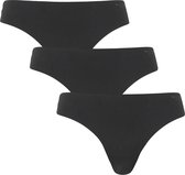 Björn Borg dames Performance thong - string (3-pack) - zwart - Maat: L