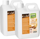 KieselGreen 10 Liter Bio-Ethanol met Sinaasappel/Kaneel Aroma - Bioethanol 96.6%, Veilig voor Sfeerhaarden en Tafelhaarden, Milieuvriendelijk - Premium Kwaliteit Ethanol voor Binnen en Buiten