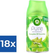 Air Wick Pure Honeydew & Cumcumber Navulling 18 x 250 ml
