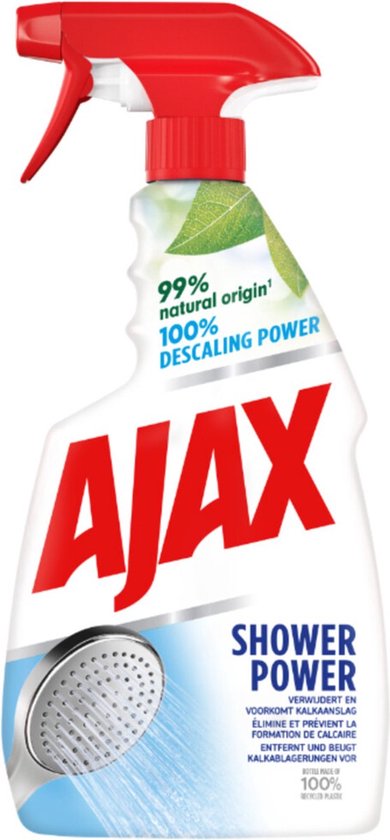 Ajax Spray Shower Power - 750 ml - Voordeelverpakking 24 stuks