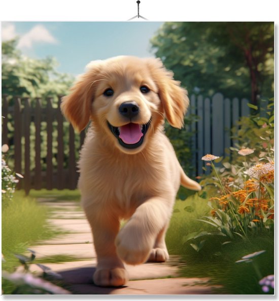 Golden Retriever Flanelldecke, 165x127 Cm – Geschenk Für Hundeliebhaber, Superweich, Waschbar