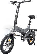 P4B - Elektrische Vouwfiets - Hitway - Elektrische Fiets - E-bike - Stadsfiets - 250W - 1 Jaar Garantie - Legaal openbare weg - Grijs