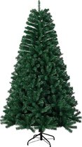 Bol.com Kunstmatige kerstboom 180 cm PVC kerstboom met 1300 takken en snel monteerbaar inklapbaar paraplu-systeem vlamvertragend... aanbieding