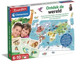 foto van Clementoni Education - Ontdek de Wereld Puzzel