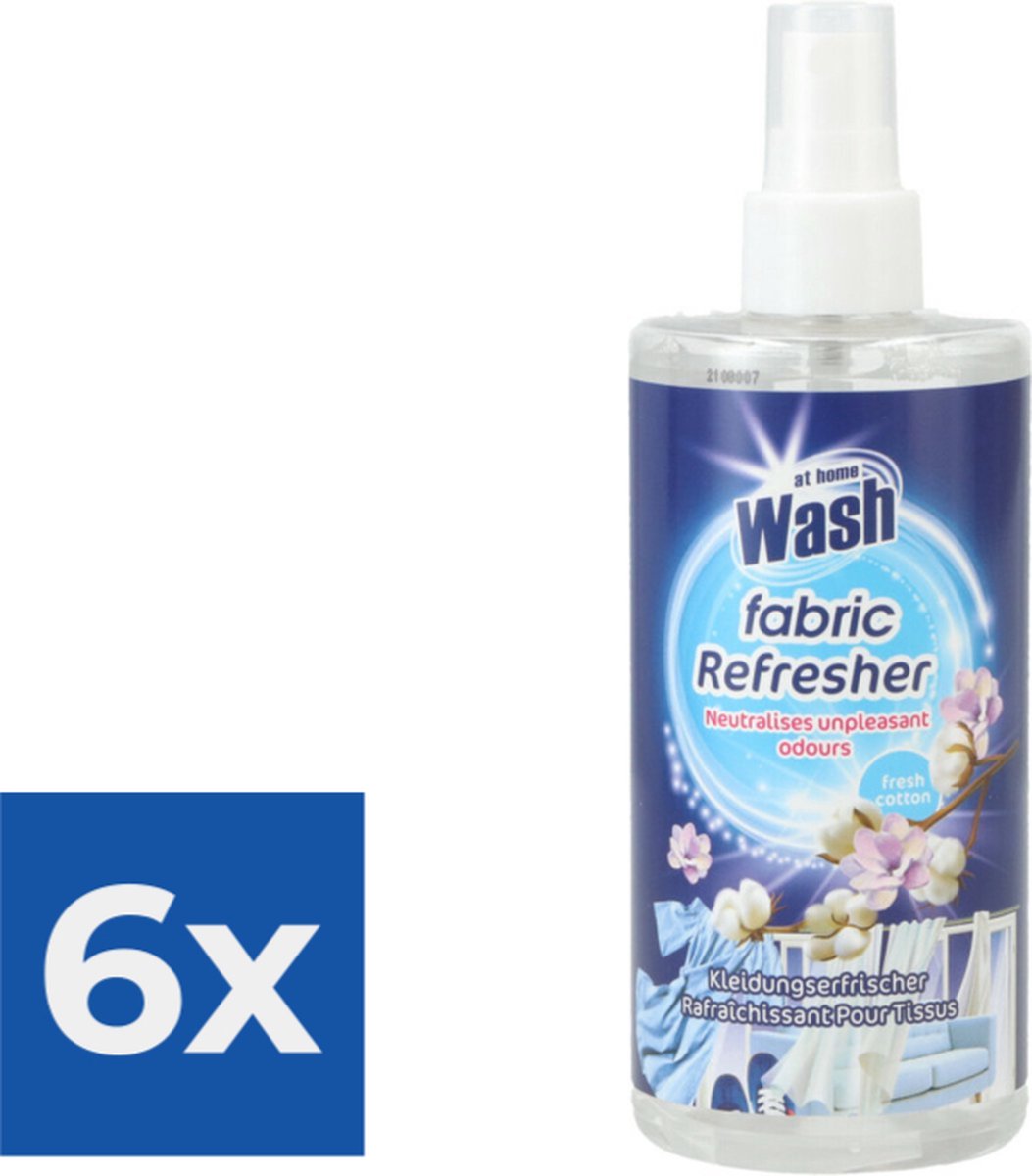 At Home Textielverfrisser Cotton 300 ml - Voordeelverpakking 6 stuks