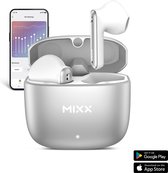 Mixx StreamBuds Custom 2 - True Wireless In-ear Koptelefoon - Wit/Zilver