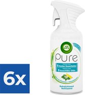 Airwick Luchtverfrisser Spuitbus - Pure Essential Oils Citroenbloesem 250 ml - Voordeelverpakking 6 stuks