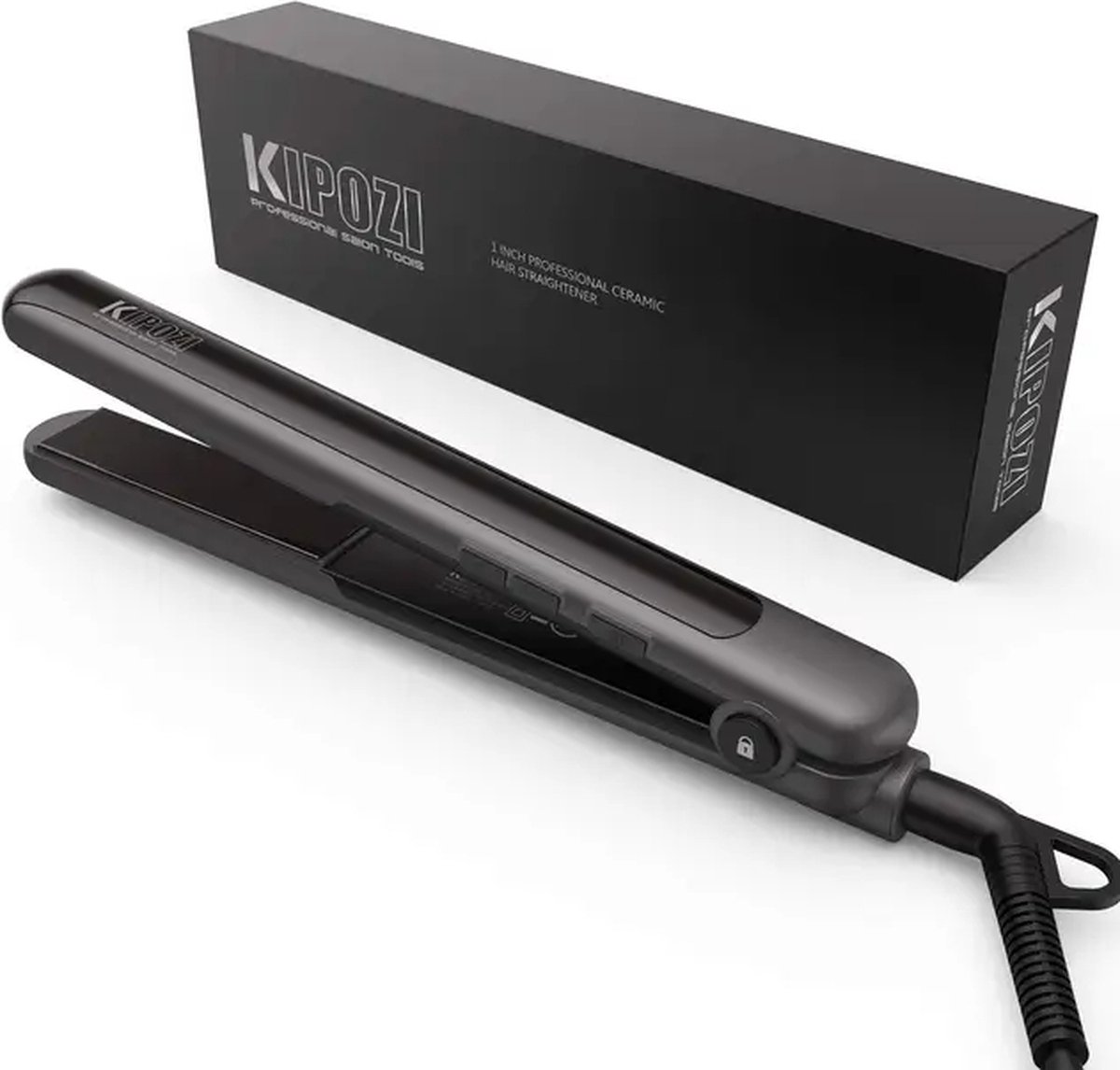 KIPOZI Haar Platte 2 In 1 Haar Krultang Verstelbare Temperatuur Stijltang Snelle Verwarming Lcd Display