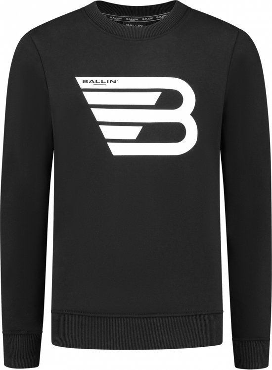 Ballin Amsterdam Sweater 17305 Pull pour Garçons - Noir - Taille 140