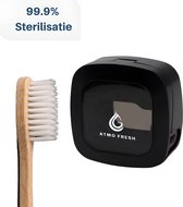 UV-C sterilisatie tandenborstelkapje - 99,9% sterilisatie - Mondhygiëne - Zwart - Tandenborstelhouder - Badkamer | Reizen - Kind | Volwassenen