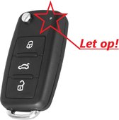 Boîtier de clé de voiture Volkswagen Up - 3 boutons - avec lame de clé