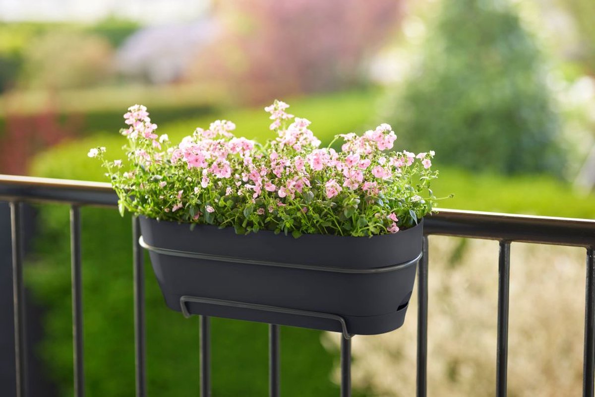 Elho Vibia Campana Balcony Planter Allin1 70 - Planter for Balcony