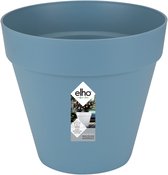 Elho Loft Urban Rond 30 - Pot De Fleurs pour Extérieur - Ø 28.5 x H 26.0 cm - Bleu