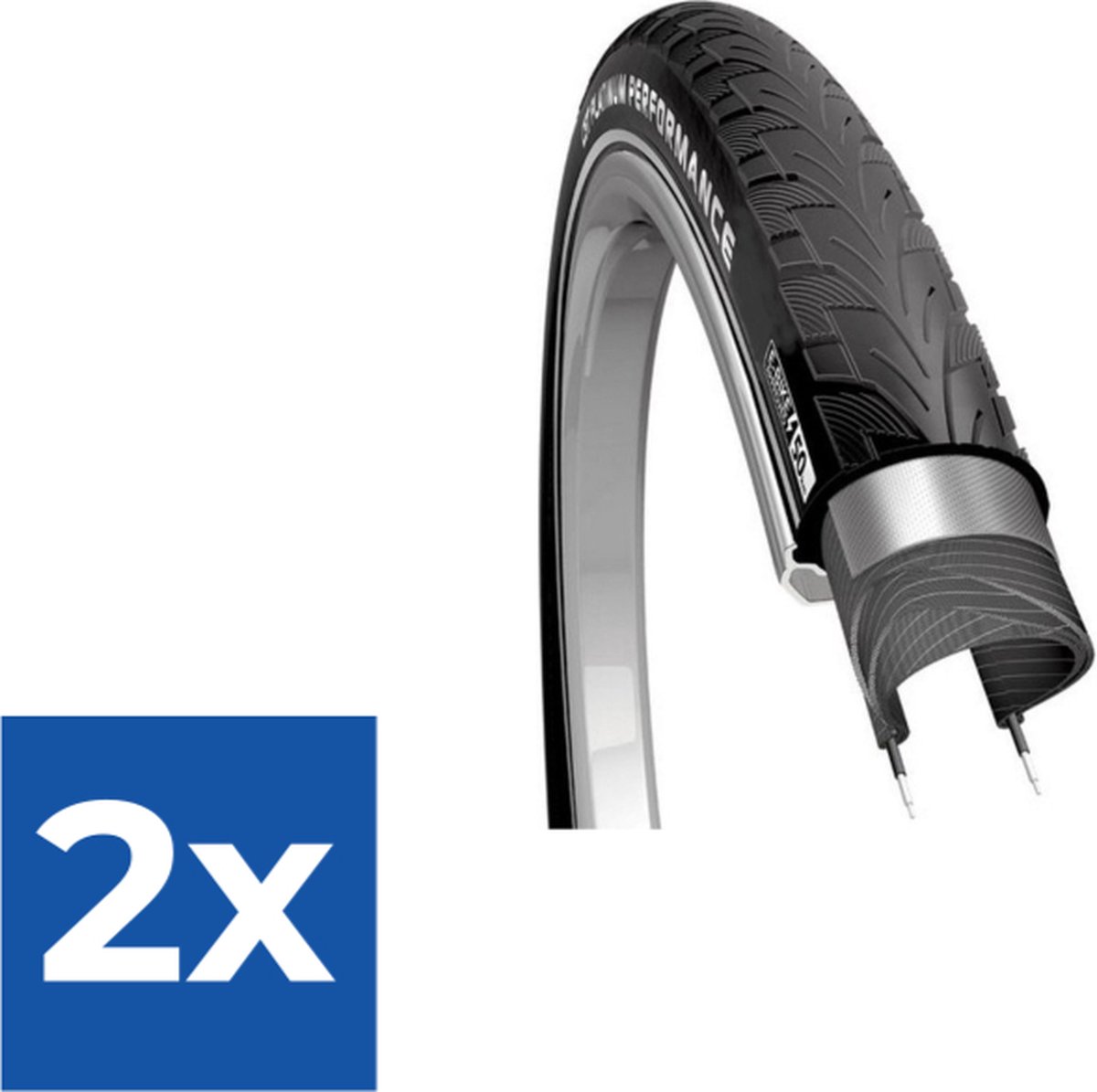 Cst Buitenband Platinum Performance 28 X 1 5/8 X 1 3/8 (37-622) - Voordeelverpakking 2 stuks