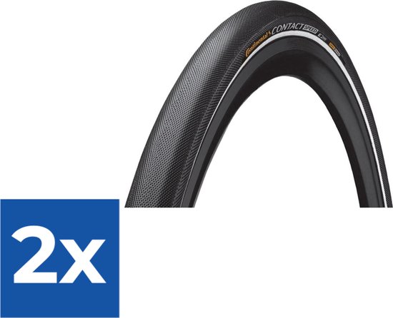 Vitesse de contact du pneu Continental Refl. 28 X 1,25 (32-622) - Pack économique 2 pièces