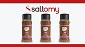Saltomy® | 3 x 80 gram 7 Kruiden mix | licht pittig | Mediterrane keuken | multipack