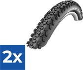 Schwalbe Buitenband Black Jack 20 X 1.90 (47-406) Zwart - Voordeelverpakking 2 stuks