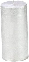 Branded By - Kaarsen 'Pillar' (Ø5cm x 10cm) - Silver (set van 9)