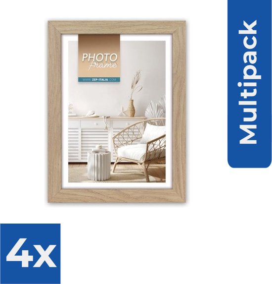 Zep Fotolijst V33577 Vivan 7 13x18 cm - Fotolijst - Voordeelverpakking 4 stuks