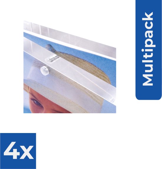 ZEP - Plexiglas / Acryl snel-wissel fotolijst Seattle voor foto formaat 7x10 - AP127 - Fotolijst - Voordeelverpakking 4 stuks