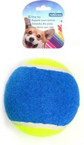 Nobleza Tennisbal hond - Honden speelbal - Apporteerspeelgoed - Hondenspeelgoed - Anti lek speelbal hond - Rubber - 7,2 cm - Blauw
