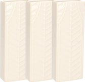 Gerimport Waterverdamper - 3x - ivoor wit - keramiek - 400 ml - radiatorbak luchtbevochtiger - 7,4 x 18,6 cm