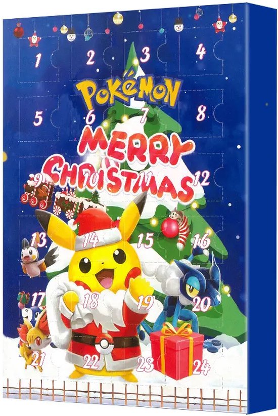 Pokemon Adventskalender - Blauw - Pokemon - Pikachu - Figuren - Kerst | bol