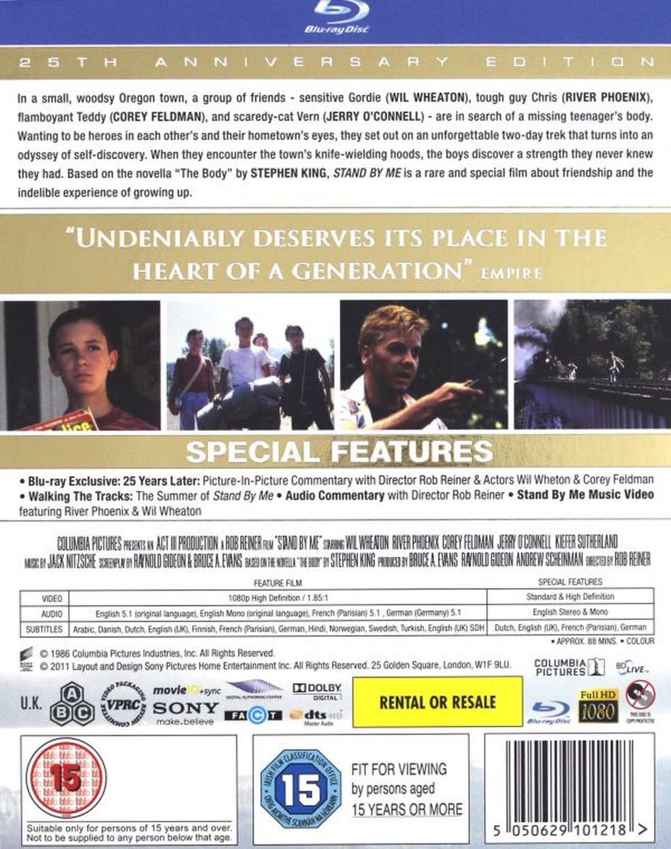 Sony Pictures Home Ent. Stand By Me thumbnail 6
