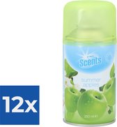 At Home Automatische Spray Navulling Summer Apples 250 ml - Voordeelverpakking 12 stuks