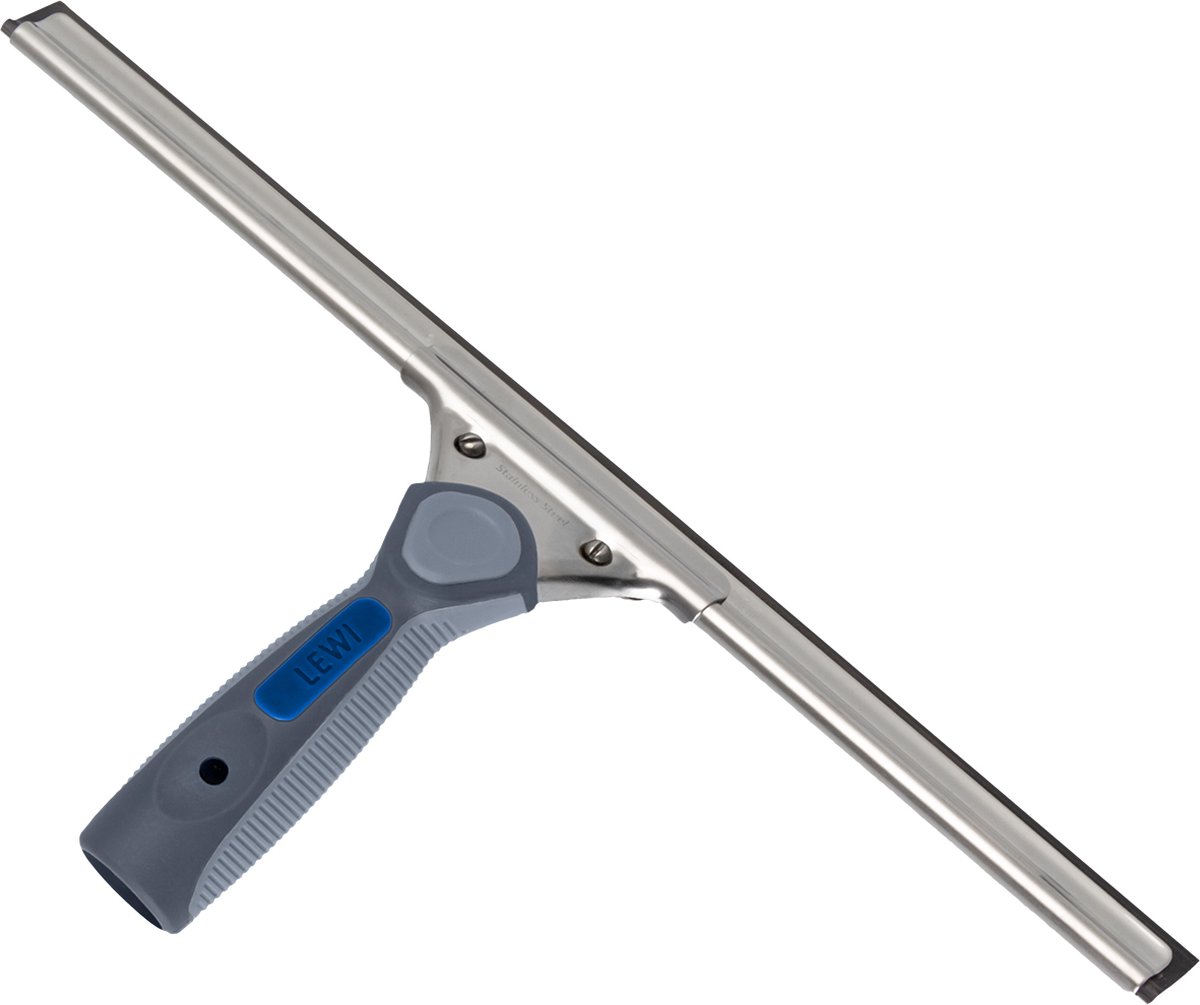 Goedkoopste Lewi professional Raamtrekker 45 cm grijs met soft Ergonomic twee componenten greep