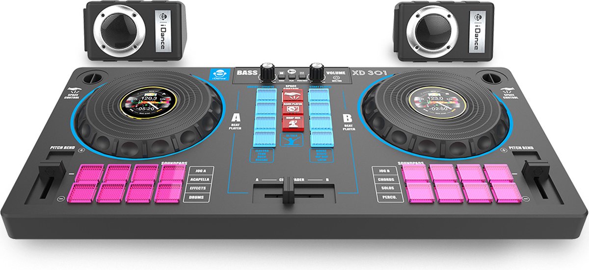Table de mixage DJ iDance iDance Audio XD301 7 en 1 avec BT