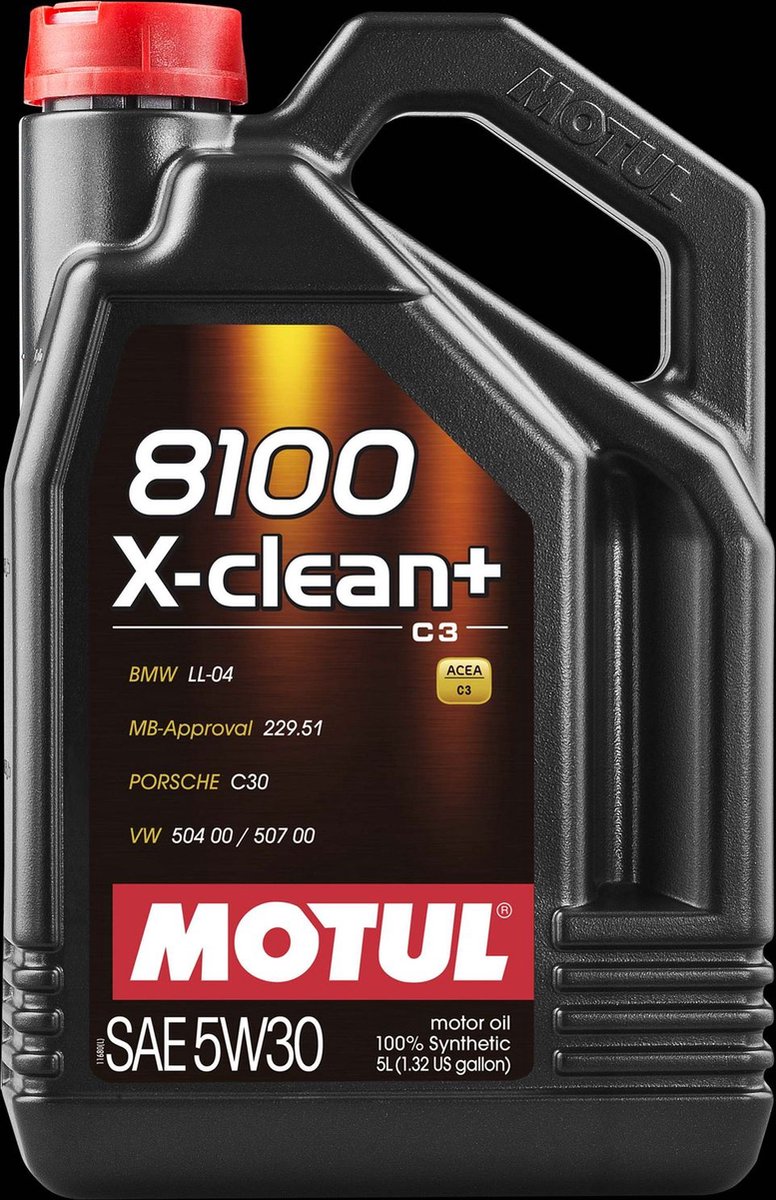 Motorolie Motul 8100 X-Clean+ 5W30 - 5L - Motor - Olie