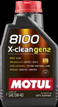 Motul 8100 X-Clean Gen2 5W40 1L