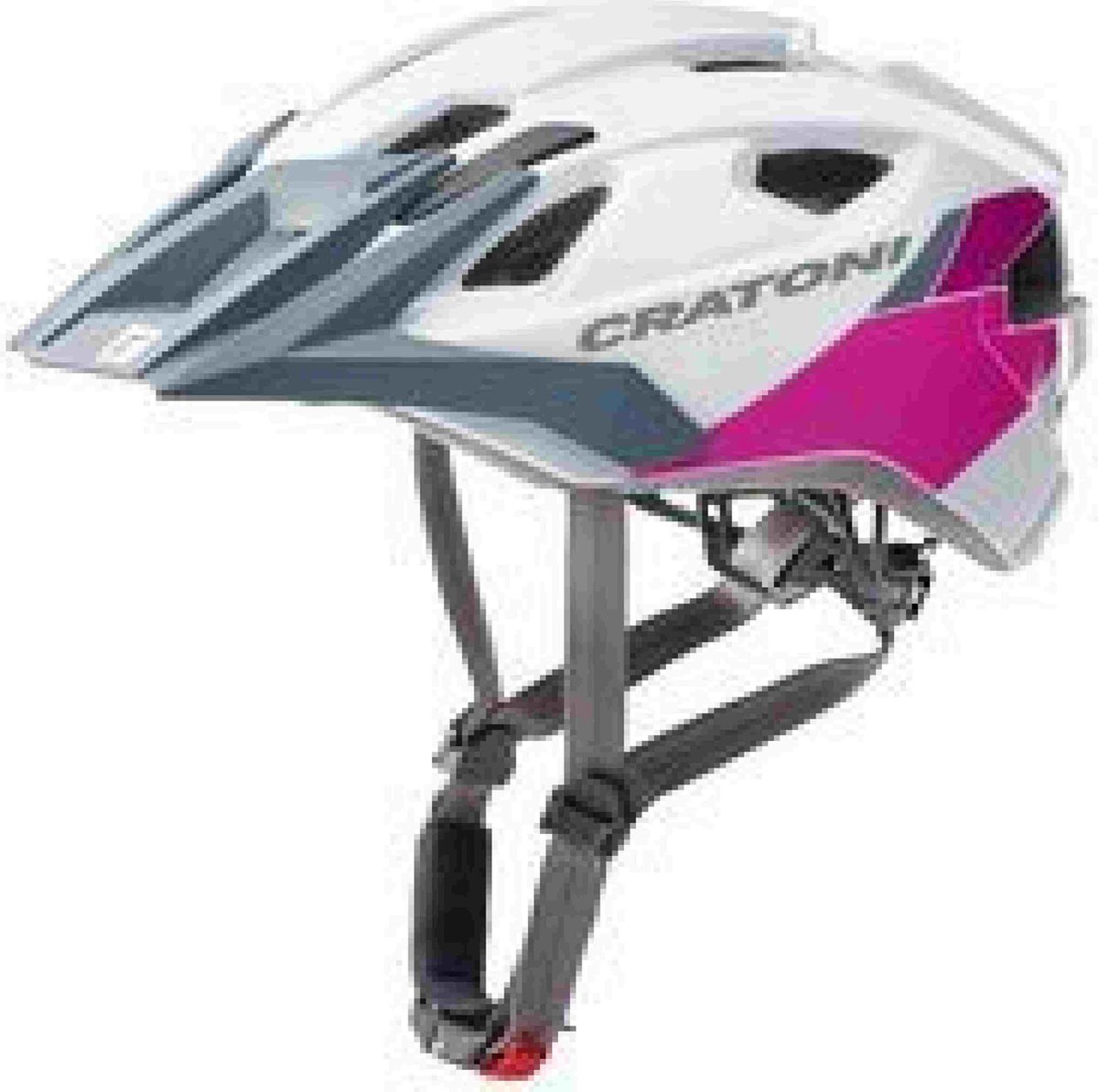 Cratoni Helm Allride Uni White-Pink Glossy