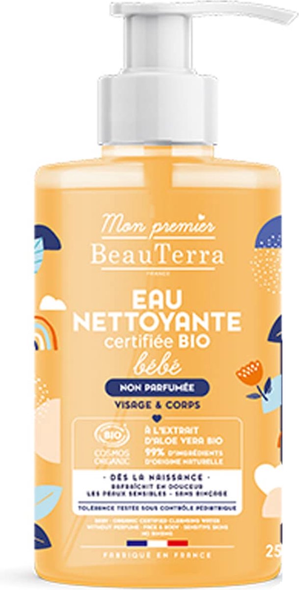 Goedkoopste Reinigingswater vor Baby's Beauterra Bio Bebé Ongeparfumeerd 750 ml