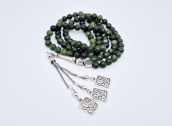 Rosario da 8 mm 99 perline Tasbih perline avvolgere braccialetti