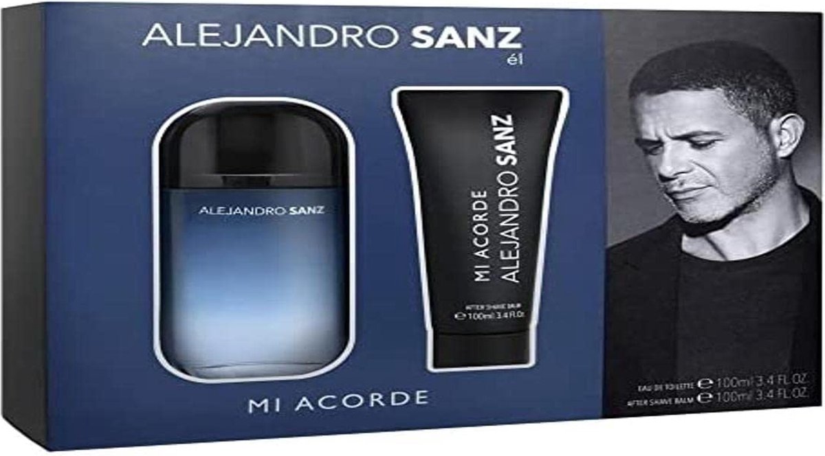 Alejandro Sanz El Mi Acorde Eau De Toilette Spray 100ml Set 2 Pieces 2019
