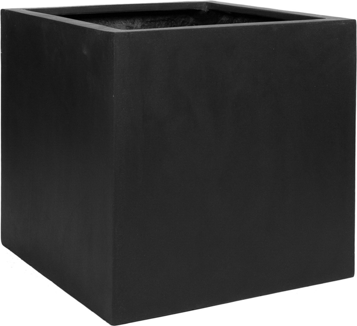Pottery Pots - Plantenbak Block M - L40cm x W40cm x H40cm - Indoor en Outdoor - Black