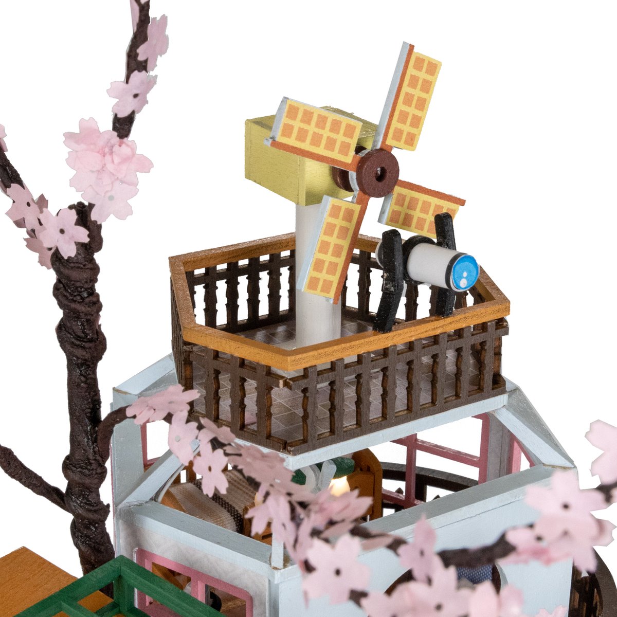 Book Nook Boomhut - Miniatuur Bouwpakket Volwassenen - Creatief - Hout - DIY Poppenhuis - Hobby - Jongens / Meisjes - Crafts&Co — afbeelding 12