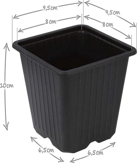 10 Stuks Turfpotten Kweekpotten Voor Planten Biologisch Afbreekbare Plantenpotten Kiembakken Seedlings Plant Starter Tray Met 100 Plantenlabels Voor Planten Groenten En Fruit 16125cm
