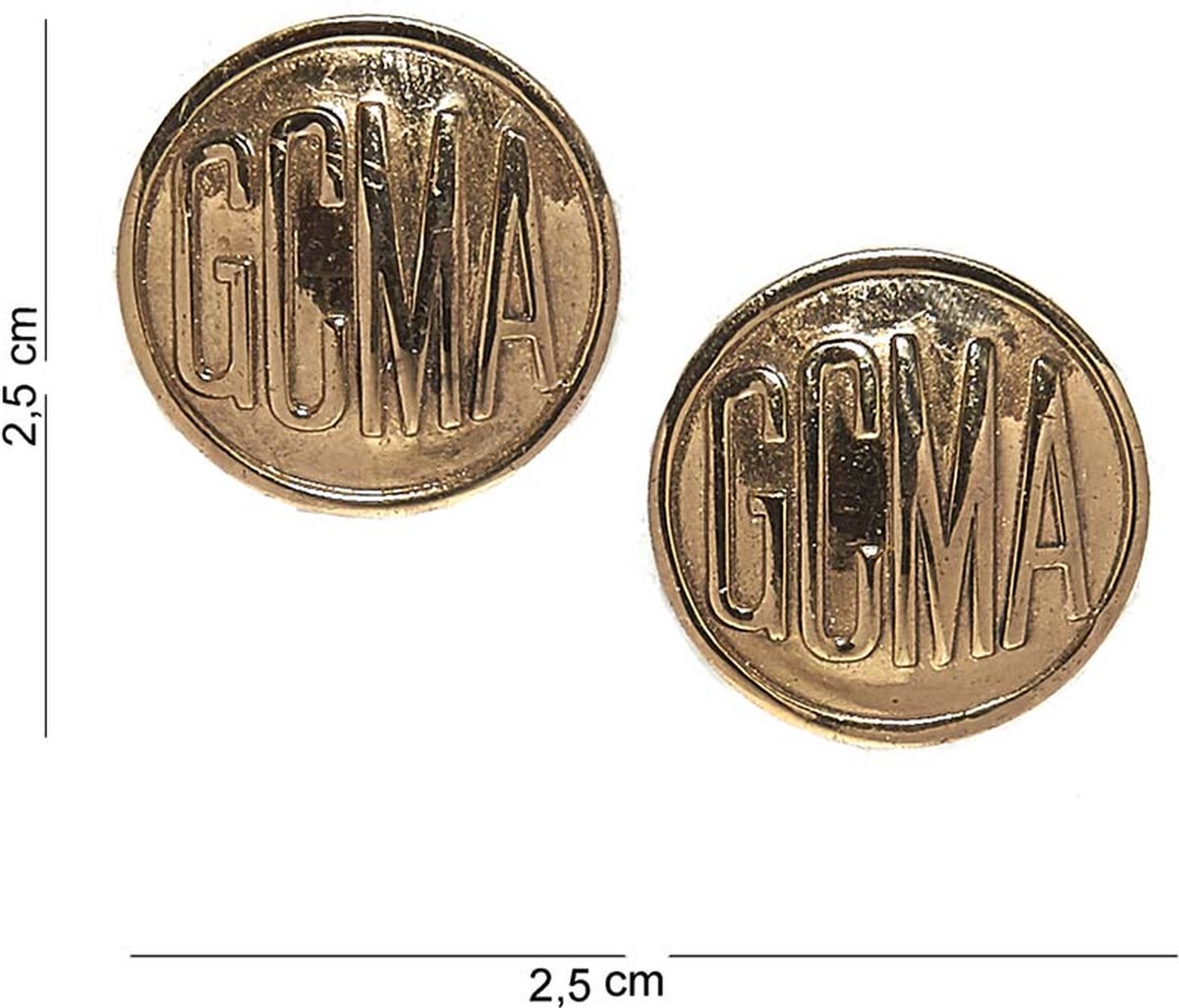 Embleem metaal Coast guard mutual disk pin