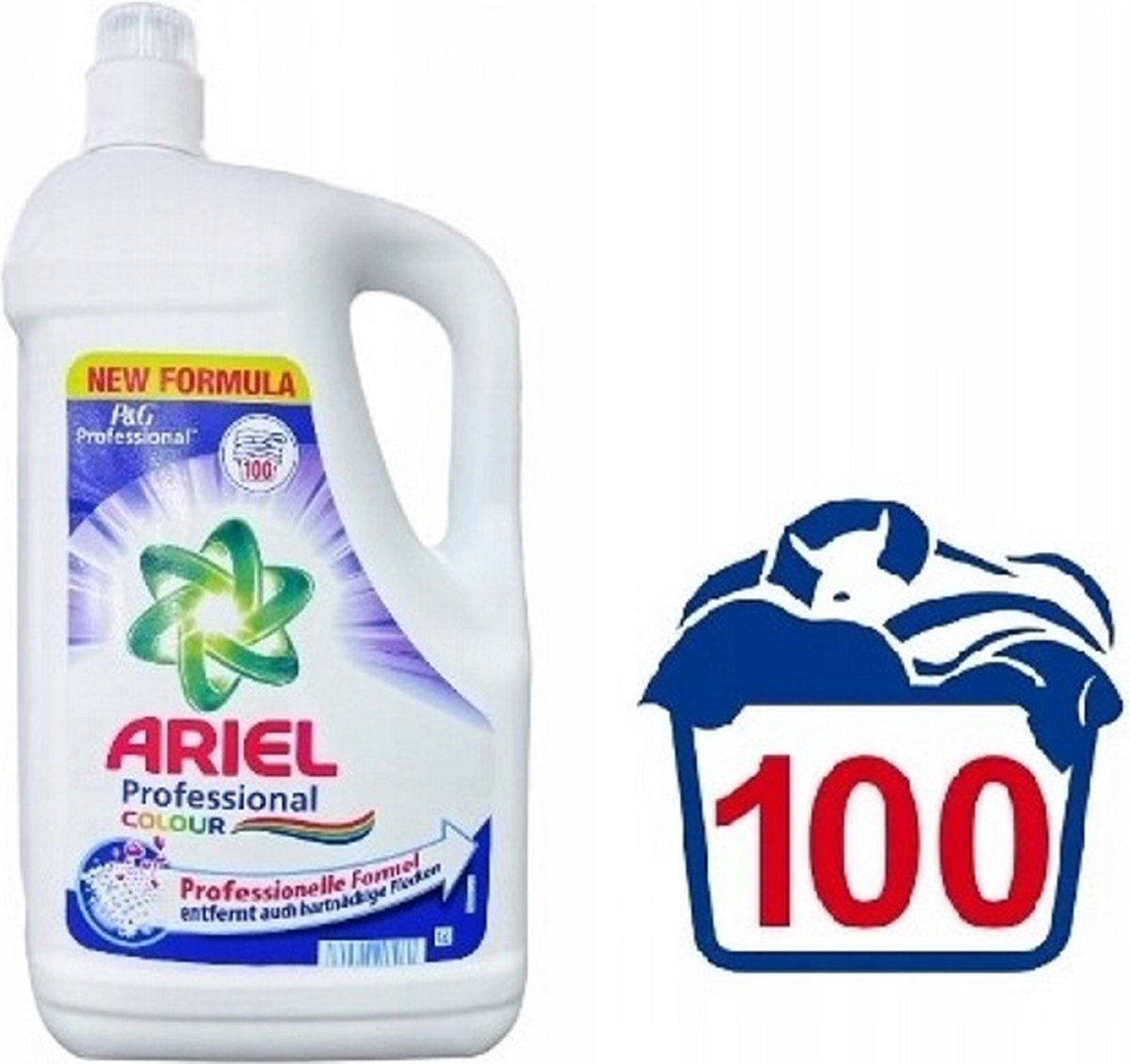 Ariel - Professionnel - Lessive Liquide - Wit- 100 lavages - 5 litres | bol